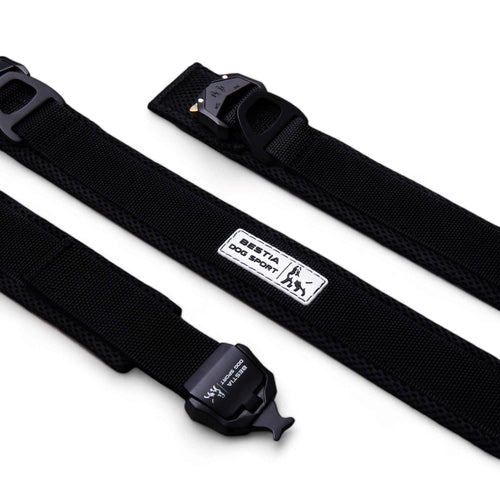 BESTIA DOG SPORT FAST RELEASE COLLAR BLACK